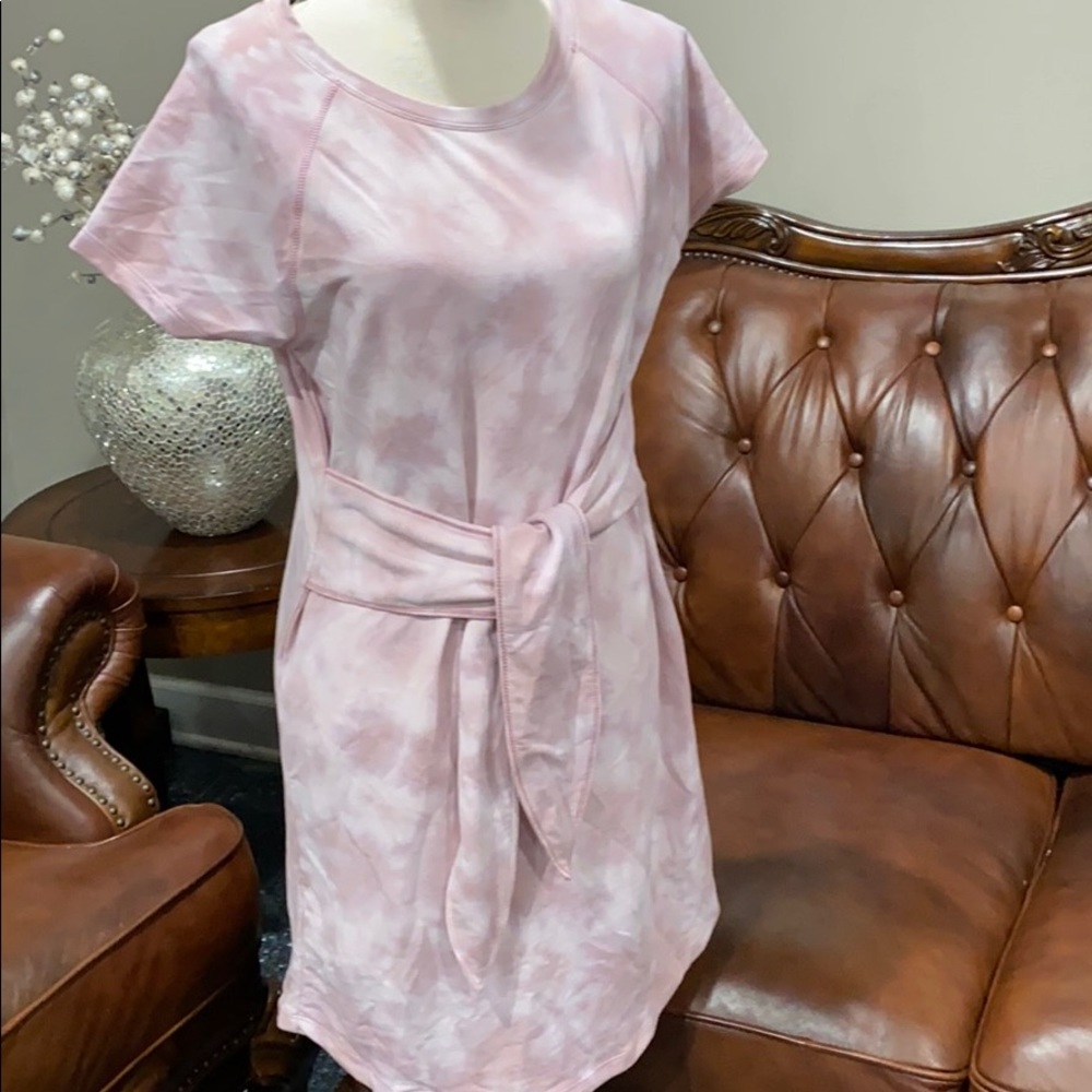 - Women's Ideology Active Wear Dress Pink De… - Picture 3 of 6